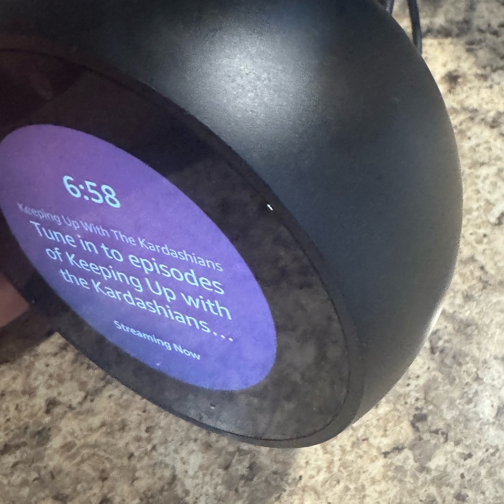Echo Black Smart Speaker with full Display